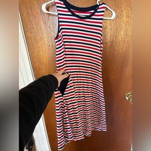 Red white and blue dress